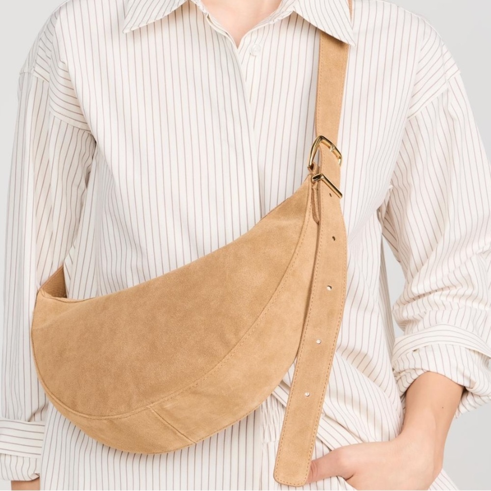 Madewell Tan Suede Hobo Bag